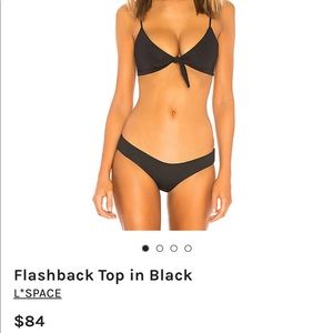 NWT L*Space Flashback bikini top